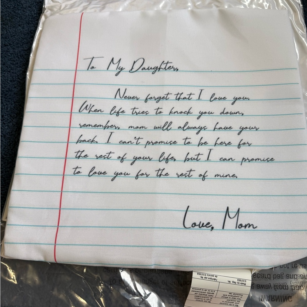 White Sentimental Pillowcase